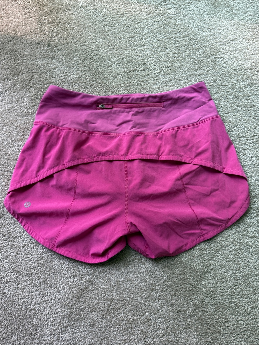 Lululemon Speed Up Mid-Rise Lined Short 4” - Sonic Pink Size 4 - Picture 2 of 2